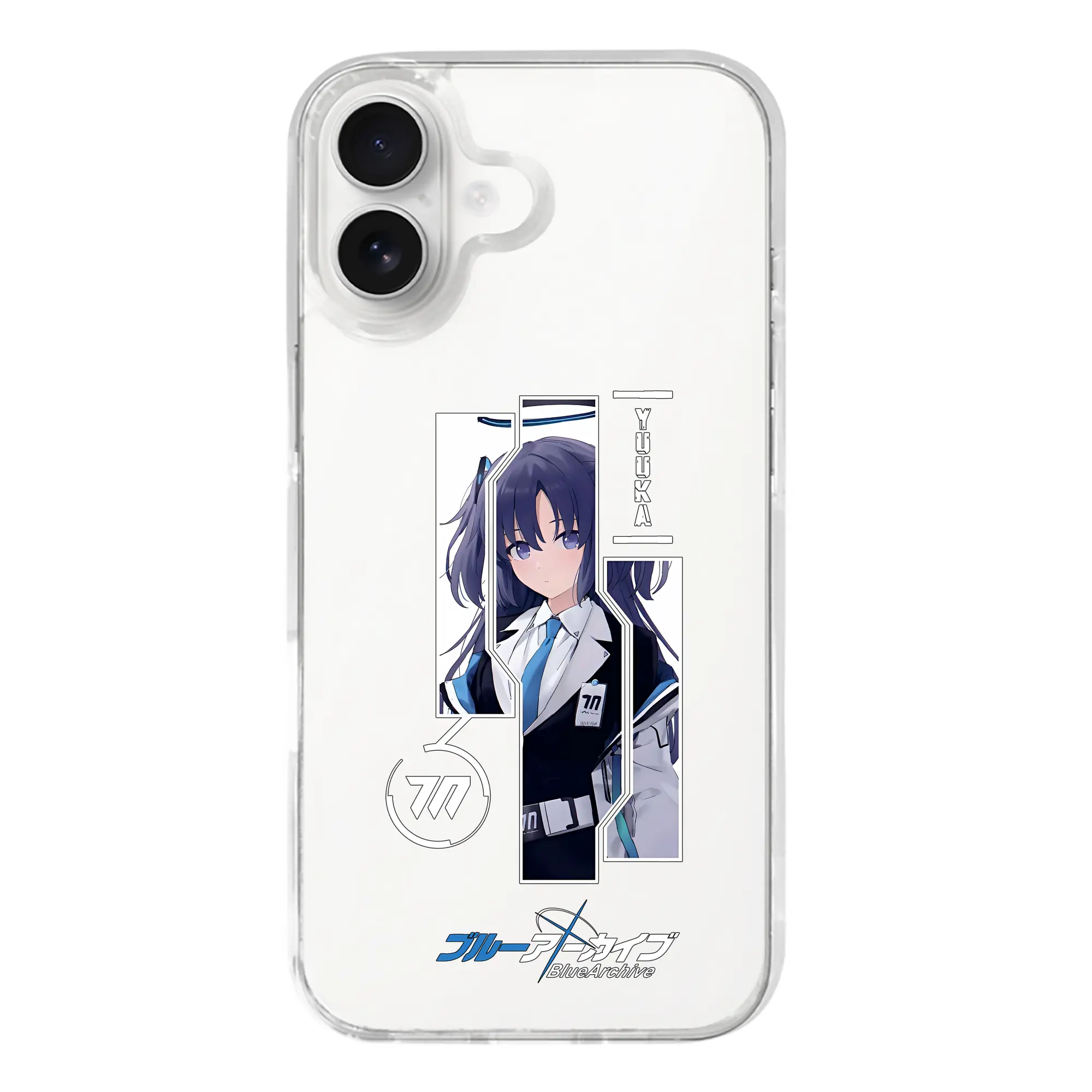 ブルーアーカイブ グッズ 早瀬 ユウカ - iPhone 17シリーズ 透明スマホケース – 薄型・耐衝撃・精密フィット保護カバー